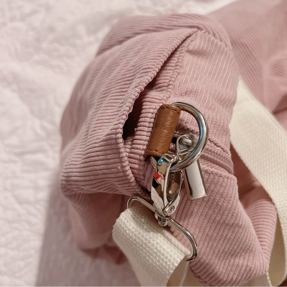 Wild Fable Pink Corduroy Duffel Weekender Bag - Picture 3 of 8